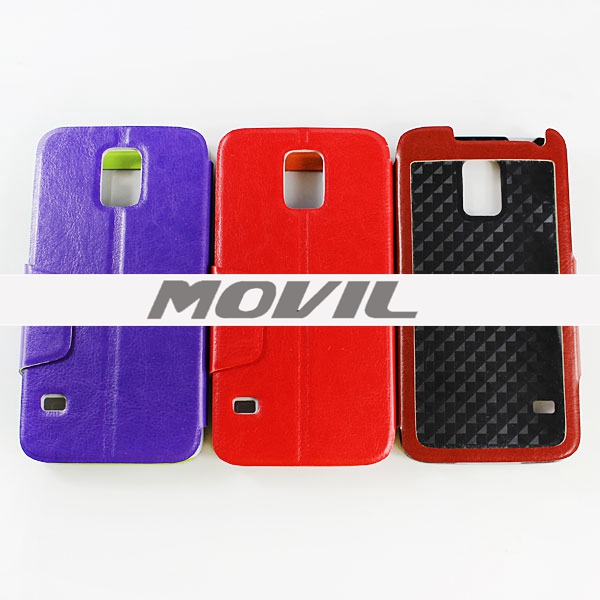 NP-1993 PU leathe funda para Samsung Galaxy S5 G900F-14